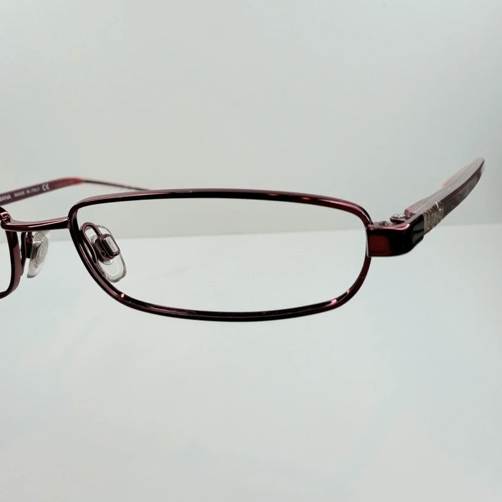 READ- DOLCE & GABBANA D&G 4153 J82 Full Rim Red EYEGLASSES FRAMES ONLY 51-16-130